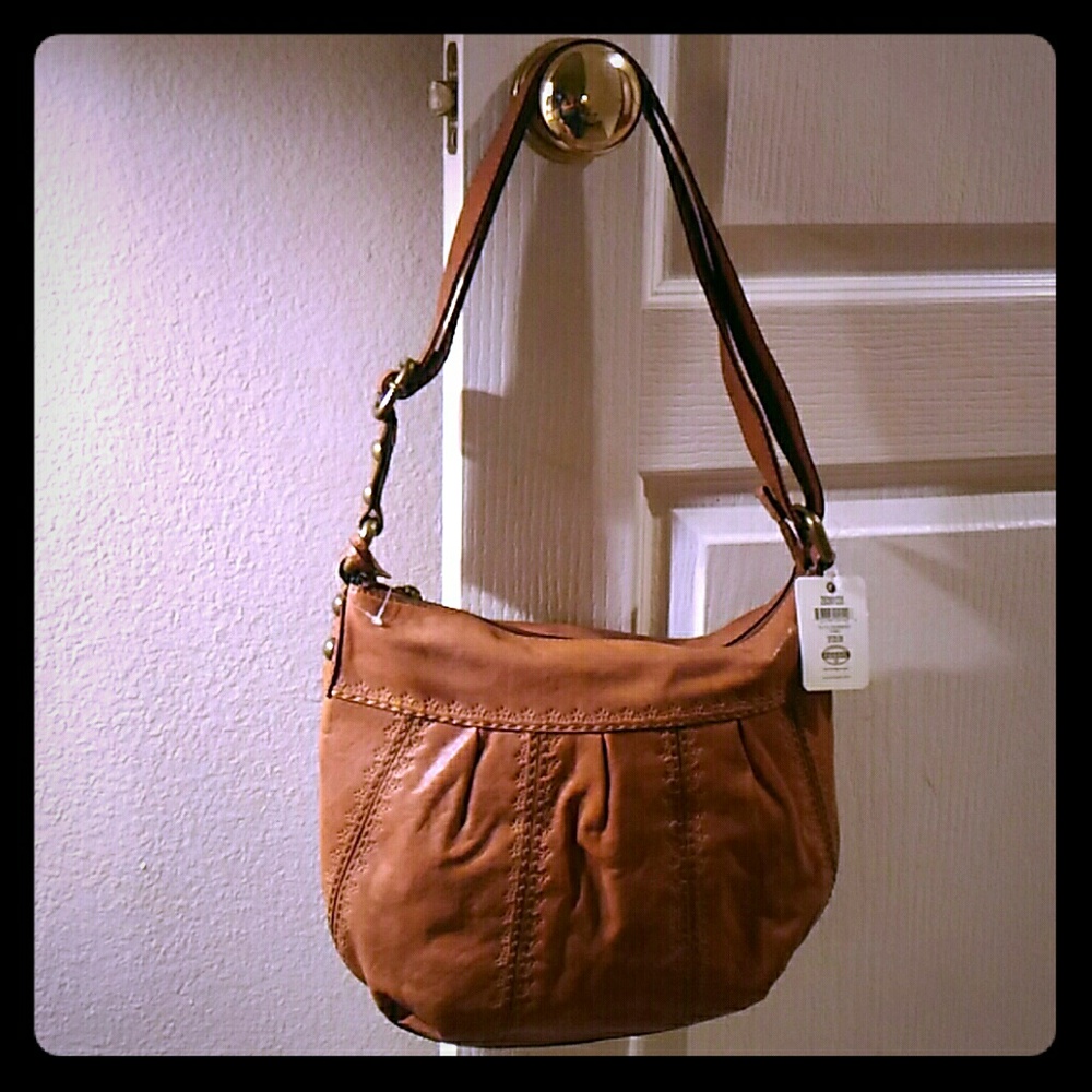 Fossil Talita Camel Cross Body NWT